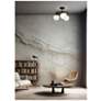 3_George Kovacs Alluria 18" Wide 3-Light Black and Gold Ceiling Light more views