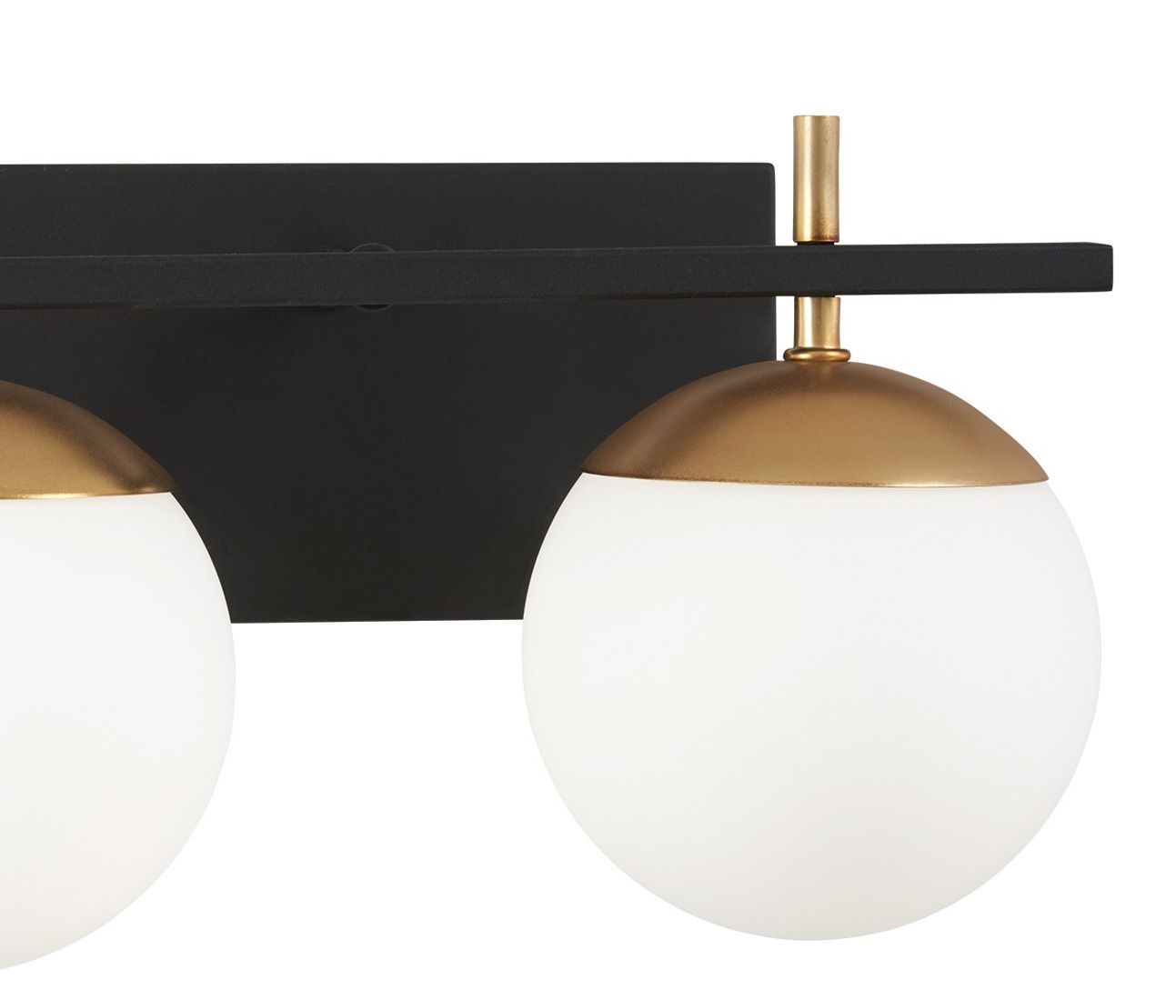 Image 6 George Kovacs Alluria 2-Light Weathered Black and Autumn Gold Bath more views