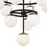 3_George Kovacs Alluria 30" Black and Gold 10-Light Modern Chandelier more views