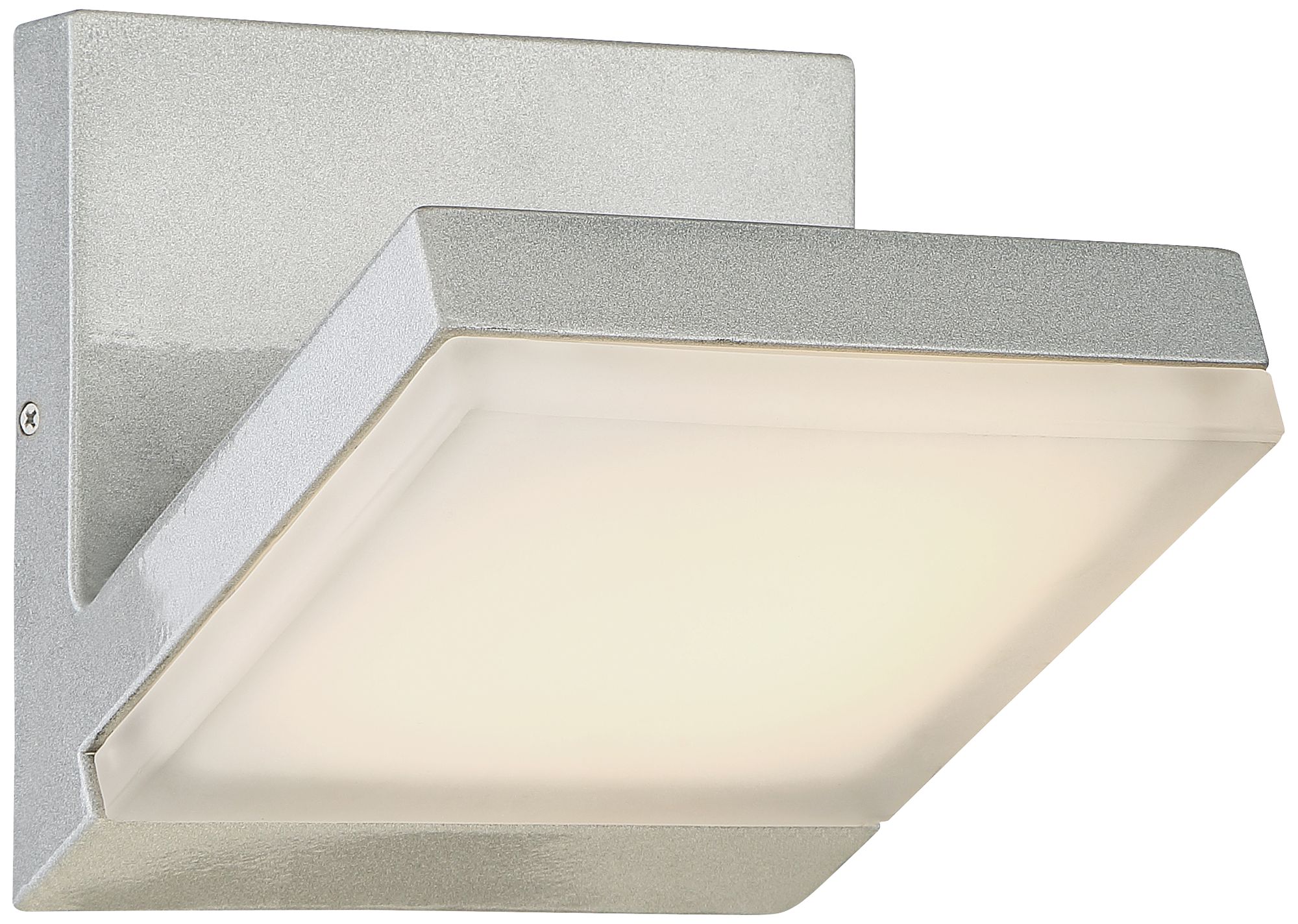 George Kovacs Angle LED Silver Dust Outdoor Wall Sconce