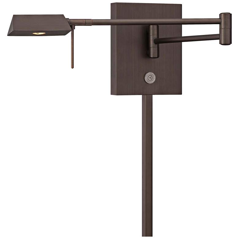 Image 2 George Kovacs Angular Head LED Bronze Swing Arm Wall Lamp