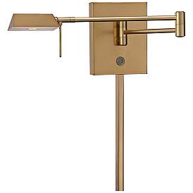 Image1 of George Kovacs Angular Head LED Gold Swing Arm Wall Lamp