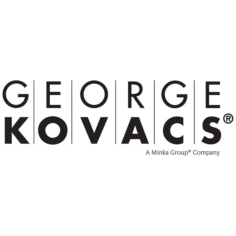 Image 5 George Kovacs Arabesque LED Coal and Brushed Gold Mini-Pendant more views