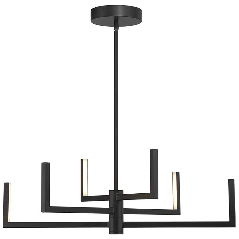 Image 3 George Kovacs Articular 6-Light Black LED Chandelier more views