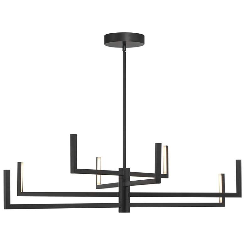 Image 2 George Kovacs Articular 8-Light Black LED Chandelier more views
