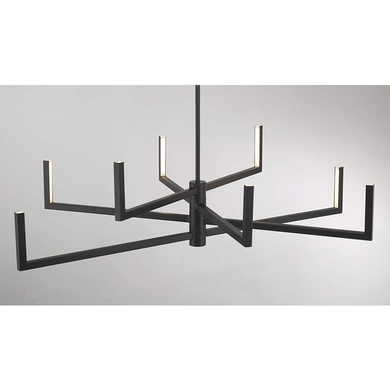 Image 3 George Kovacs Articular 8-Light Black LED Chandelier more views