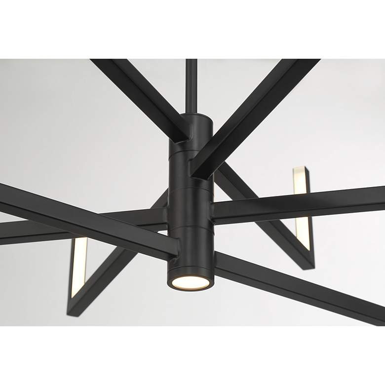 Image 4 George Kovacs Articular 8-Light Black LED Chandelier more views