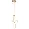 George Kovacs Astor 12" Wide Soft Gold LED Mini Pendant