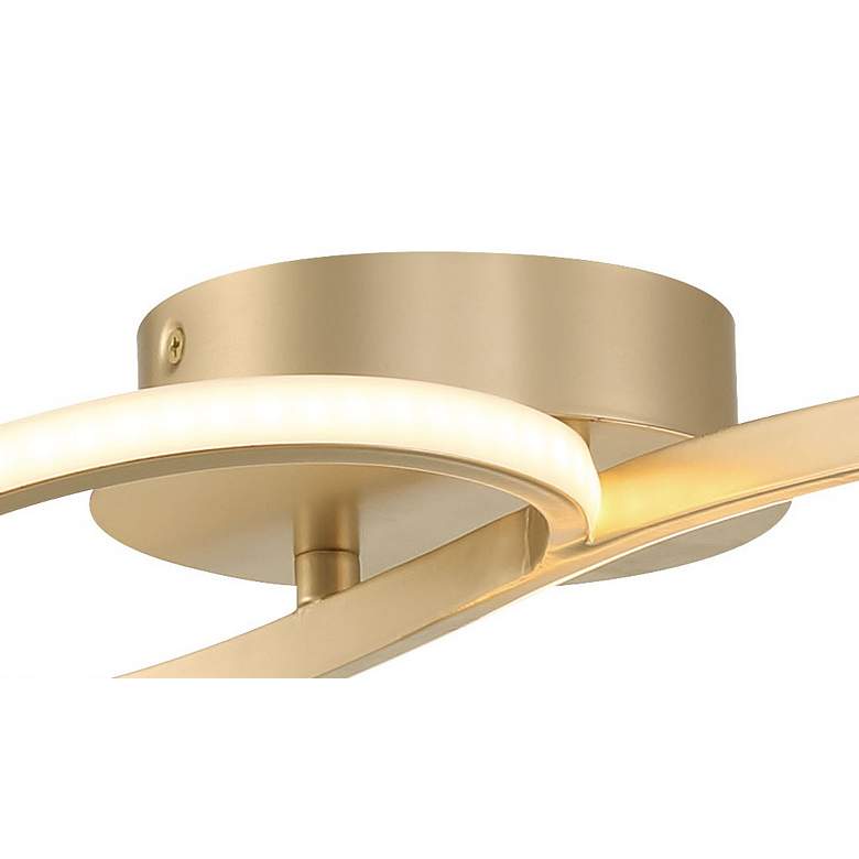 Kovacs Astor 14 1/2" Wide Soft Gold LED Ceiling Light 317Y8