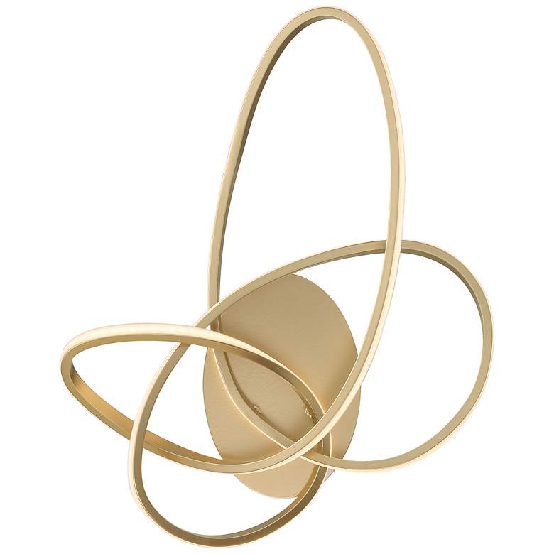 Image 1 George Kovacs Astor 18 1/2" High Soft Gold LED Wall Sconce