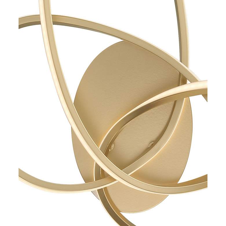 Image 3 George Kovacs Astor 18 1/2" High Soft Gold LED Wall Sconce more views