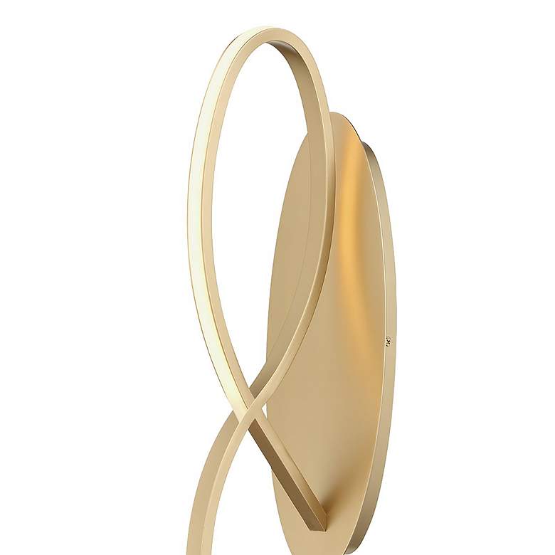 Image 3 George Kovacs Astor 23 1/2" High Soft Gold LED Wall Sconce more views