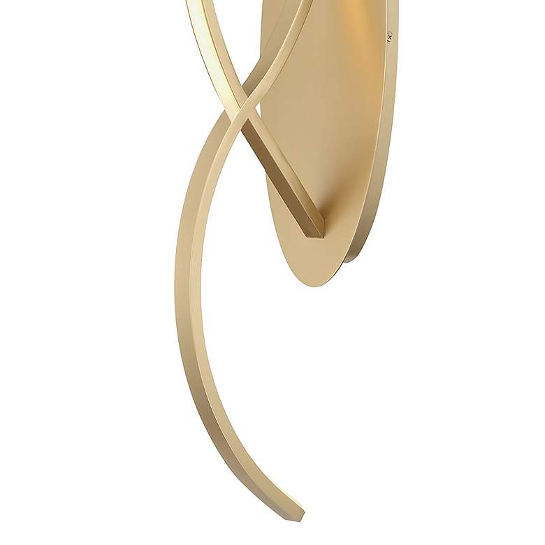 Image 4 George Kovacs Astor 23 1/2" High Soft Gold LED Wall Sconce more views