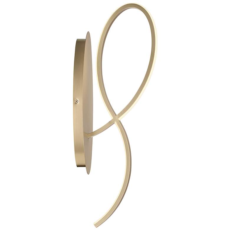 Image 5 George Kovacs Astor 23 1/2" High Soft Gold LED Wall Sconce more views