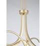 George Kovacs Astor 32" Gold Modern LED Abstract Ribbon Chandelier
