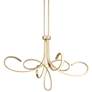 2_George Kovacs Astor 32" Wide Soft Gold Scroll LED Chandelier