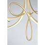 4_George Kovacs Astor 32" Wide Soft Gold Scroll LED Chandelier more views