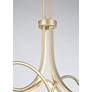 5_George Kovacs Astor 32" Wide Soft Gold Scroll LED Chandelier more views