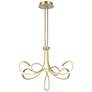 George Kovacs Astor 32" Wide Soft Gold Scroll LED Chandelier
