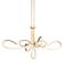 George Kovacs Astor 38" Wide Soft Gold Scroll LED Chandelier