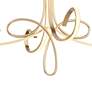 2_George Kovacs Astor 38" Wide Soft Gold Scroll LED Chandelier more views