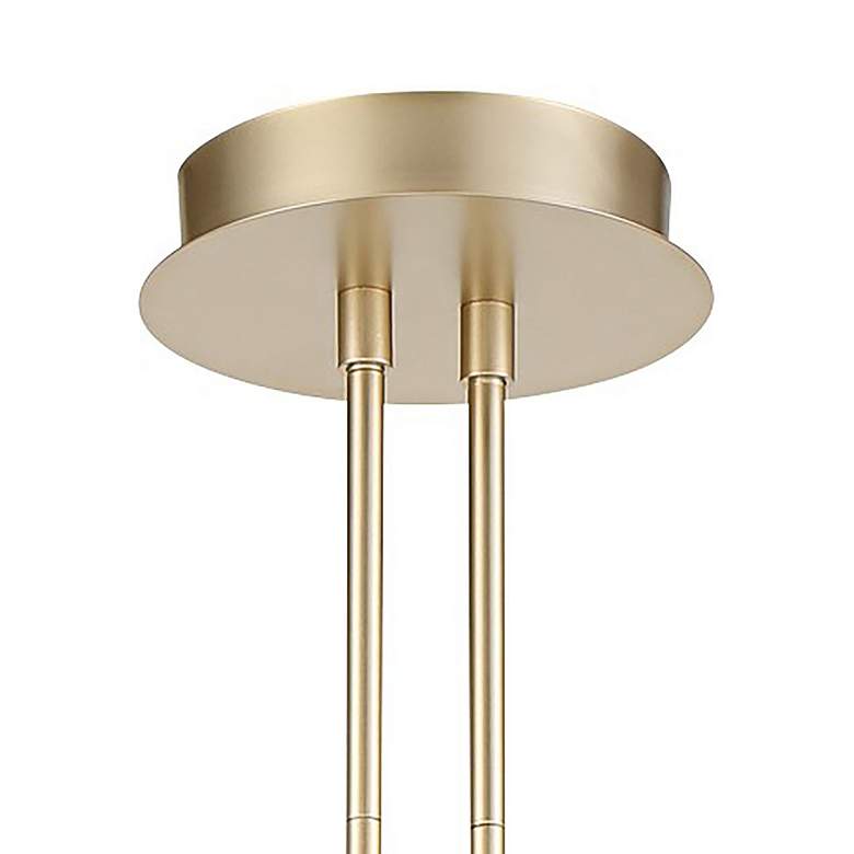 Image 3 George Kovacs Astor 38" Wide Soft Gold Scroll LED Chandelier more views