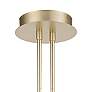 3_George Kovacs Astor 38" Wide Soft Gold Scroll LED Chandelier more views