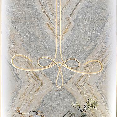 George Kovacs Astor 38" Wide Soft Gold LED Island Pendant