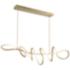 George Kovacs Astor 44" Wide Soft Gold LED Island Chandelier