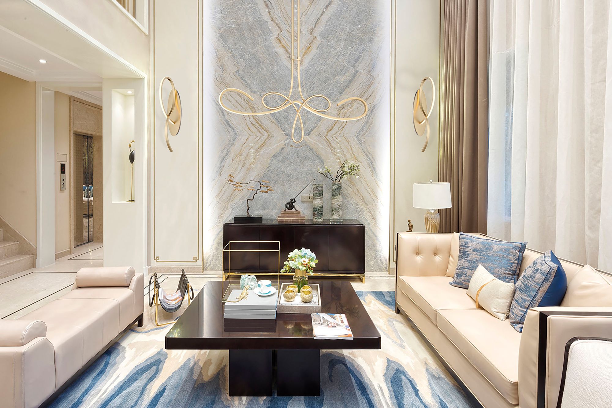 George Kovacs Astor LED Soft Gold Wall Mount