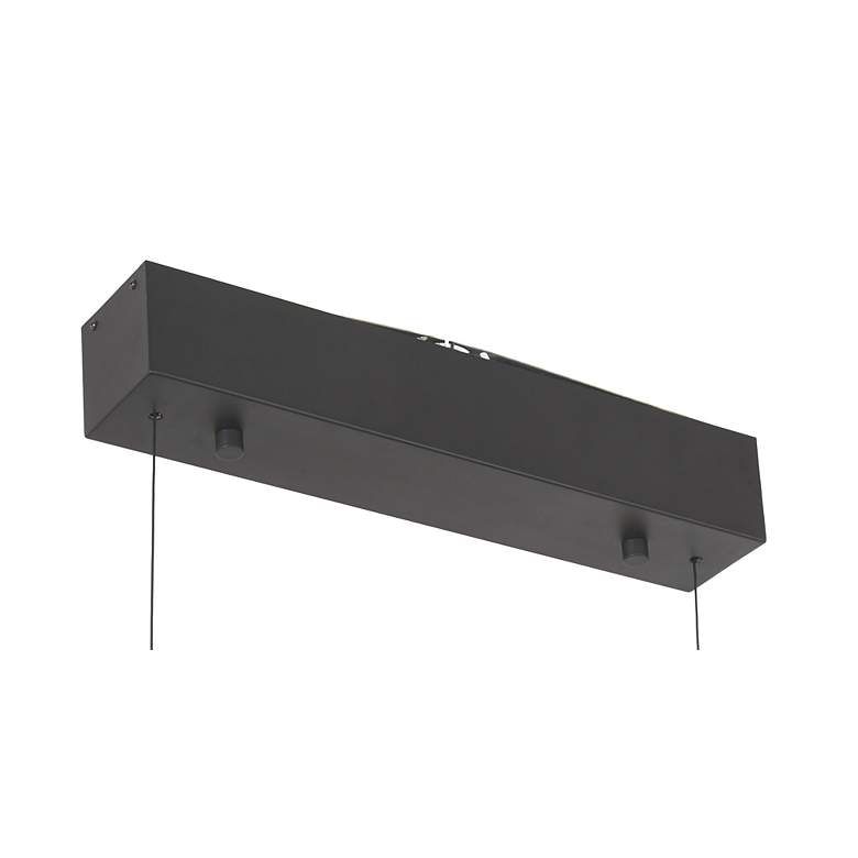 Image 3 George Kovacs Bandalore 1-Light LED 37.75-in Black Island Chandelier more views