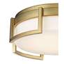 4_George Kovacs Bezel Set 10" Wide Honey Gold LED Ceiling Light more views