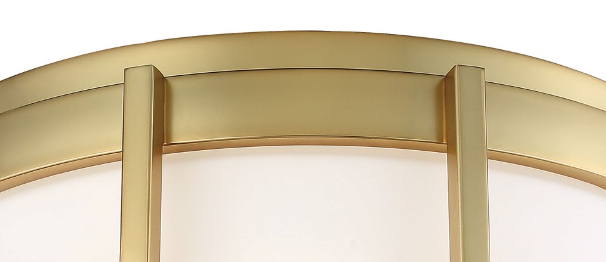 Image 3 George Kovacs Bezel Set LED 10-in Honey Gold Flush Mount more views