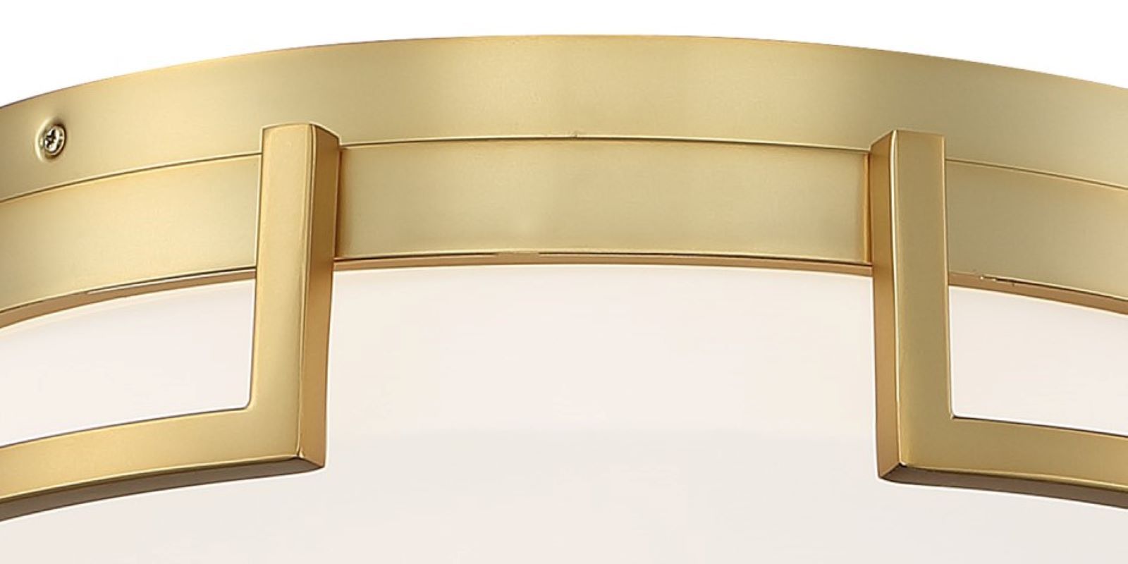 Image 3 George Kovacs Bezel Set LED 15-in Honey Gold Flush Mount more views