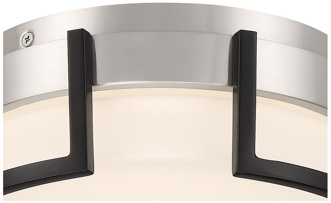 Image 3 George Kovacs Bezel Set LED Coal Finish Flush Mount more views