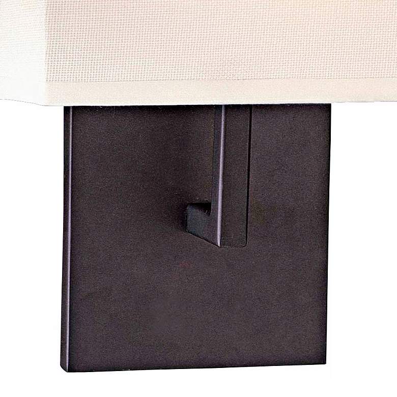 Image 3 George Kovacs Bronze 11 1/4 inch High Half-Shade Wall Sconce more views