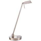 George Kovacs Brushed Nickel Tented LED Desk Lamp