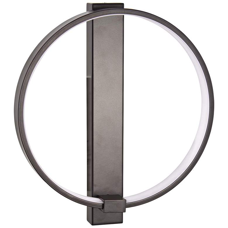 Image 1 George Kovacs Bypass 12" High Chocolate LED Wall Sconce