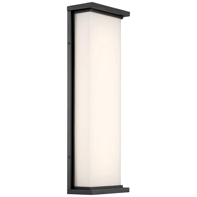 Image 1 George Kovacs Caption 24"H Sand Coal LED Outdoor Wall Light