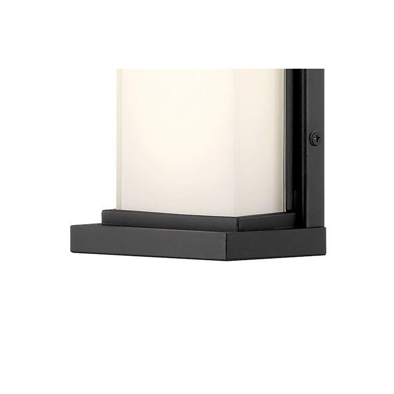 Image 3 George Kovacs Caption LED Black Outdoor Wall Mount with Glass Shade more views