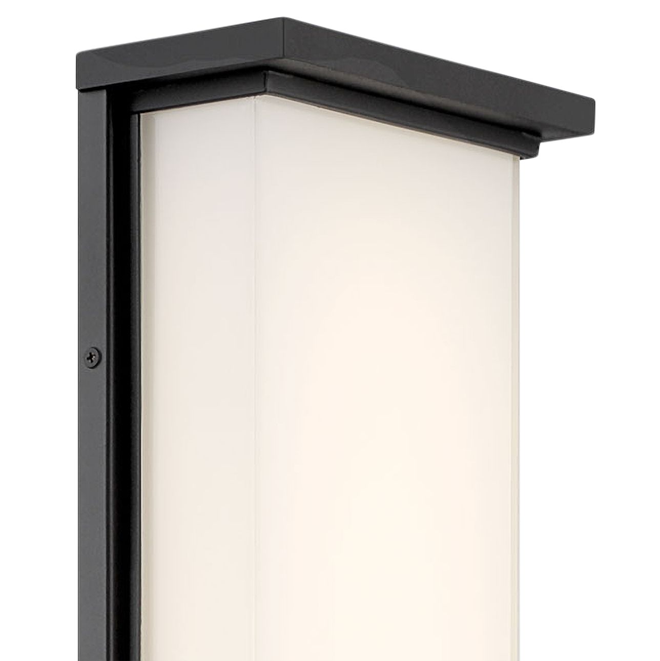 Image 2 George Kovacs Caption LED Black Outdoor Wall Mount with Glass Shade more views