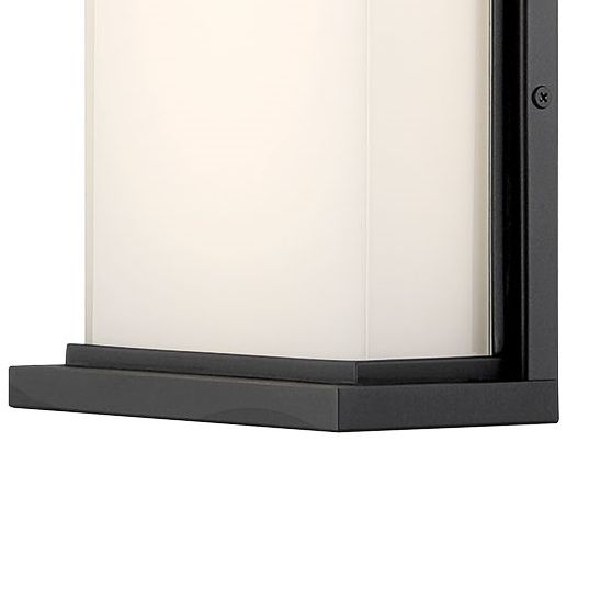 Image 3 George Kovacs Caption LED Black Outdoor Wall Mount with Glass Shade more views