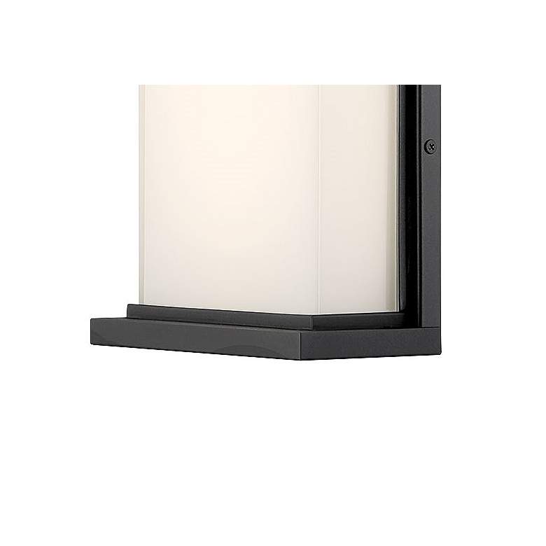 Image 3 George Kovacs Caption LED Black Outdoor Wall Mount with Glass Shade more views