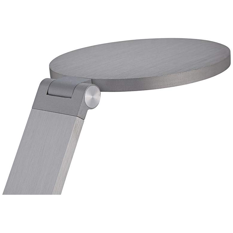 Image 2 George Kovacs Caswell 71 1/2" Chiseled Nickel LED Task Floor Lamp more views