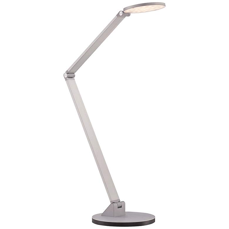 Image 2 George Kovacs Caswell Chiseled Nickel LED Modern Adjustable Desk Lamp