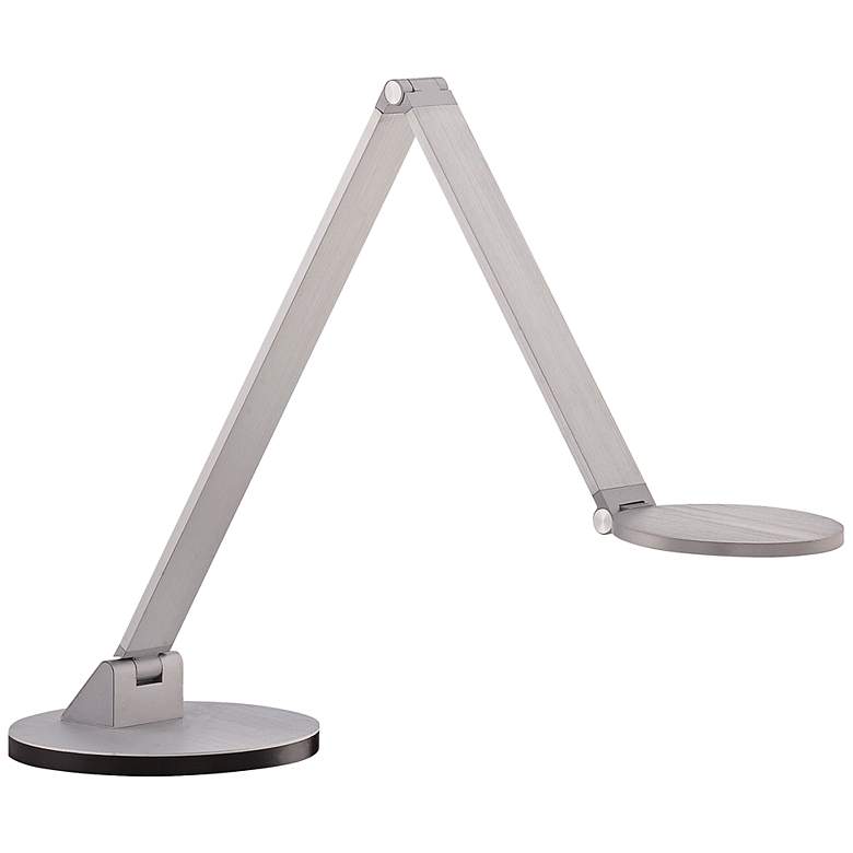 Image 3 George Kovacs Caswell Chiseled Nickel LED Modern Adjustable Desk Lamp more views