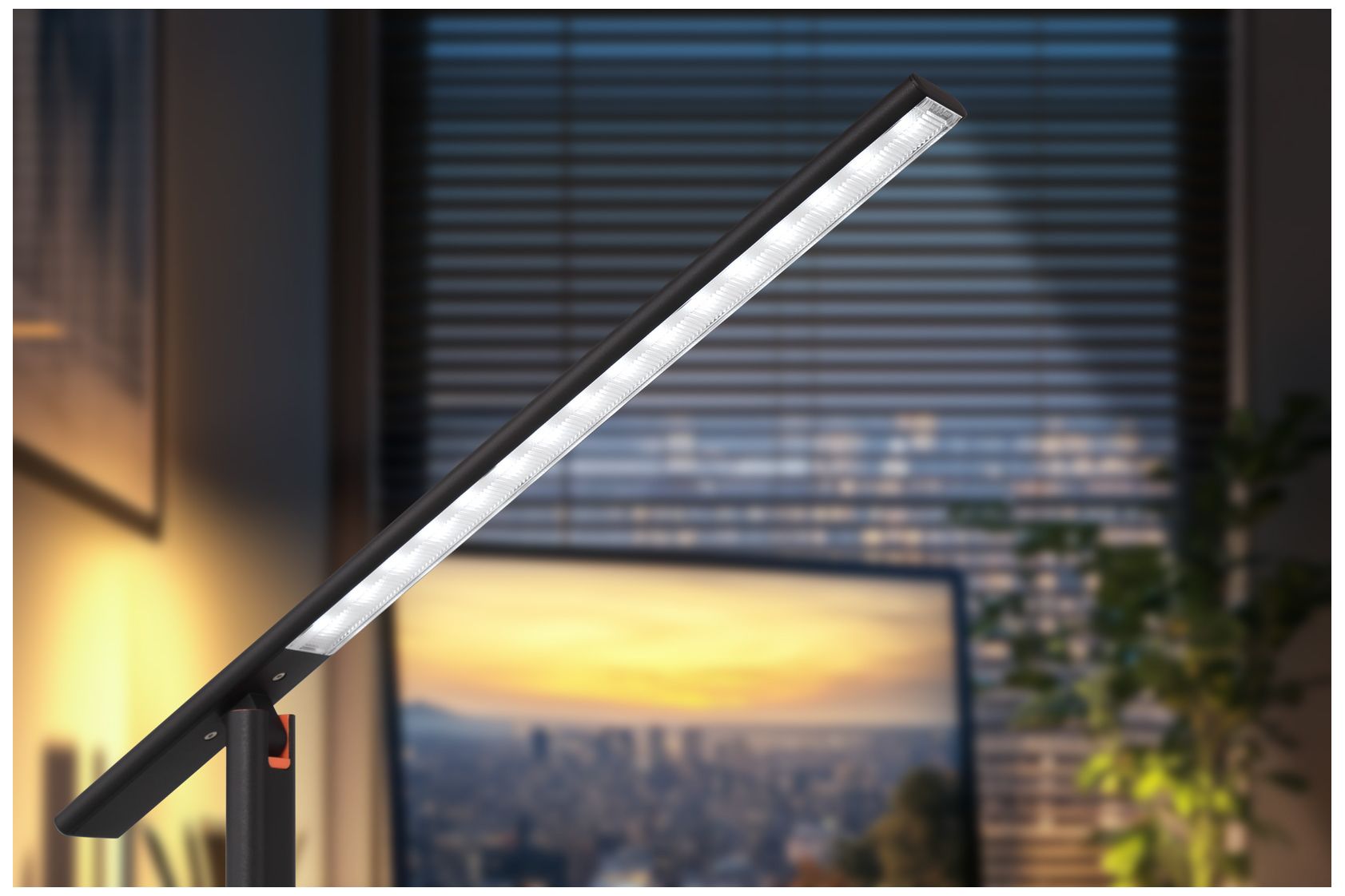 Image 2 George Kovacs CCT LED 14.25-in Black Rechargable Desk Lamp with Metal Shade more views