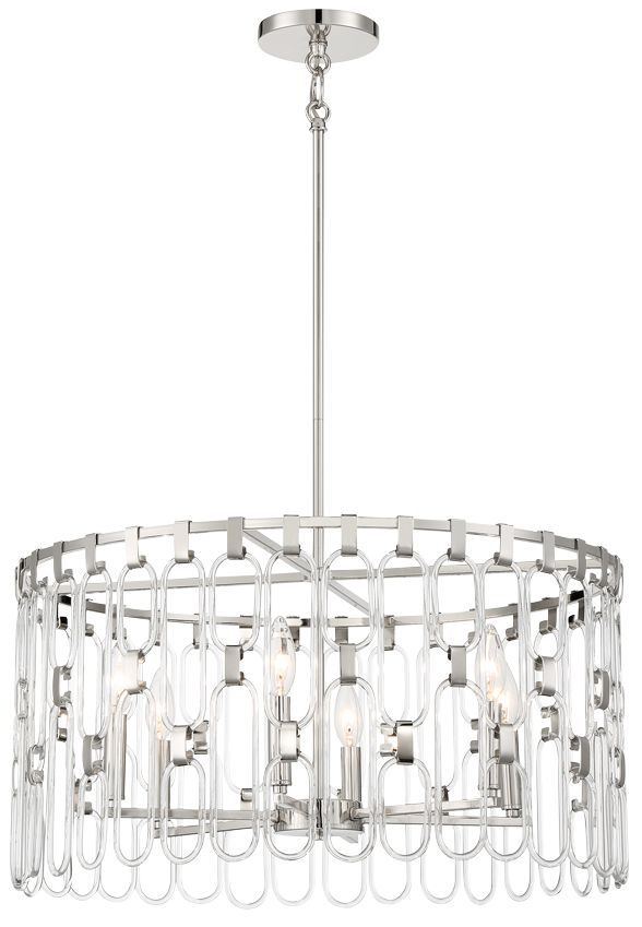 Image George Kovacs Charming 6-Light Polished Nickel Pendant