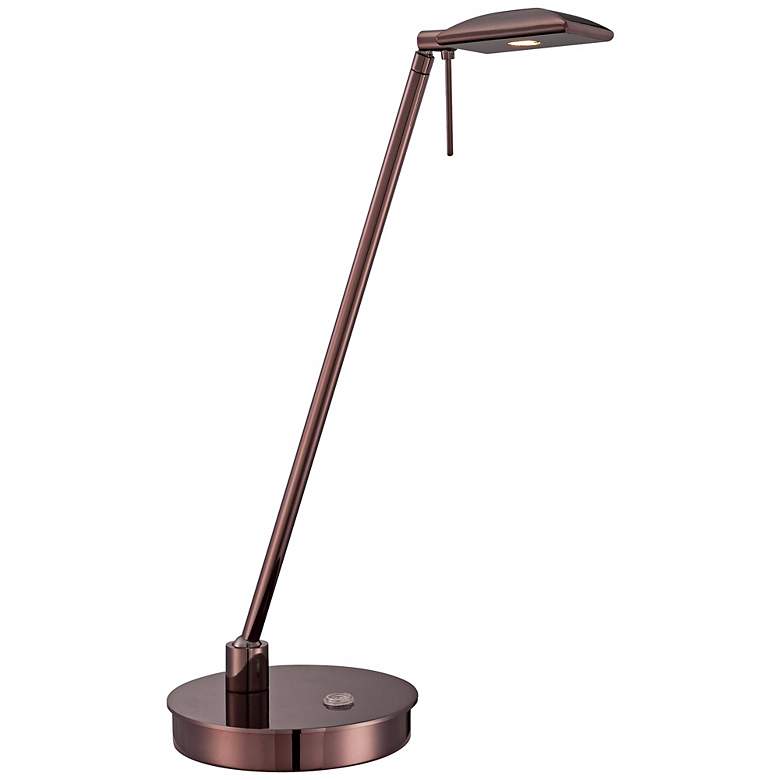 Image 1 George Kovacs Chocolate Chrome Dome LED Desk Lamp