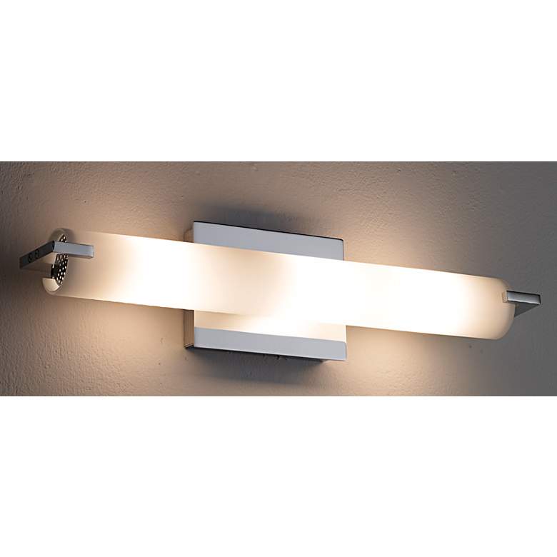 Image 6 George Kovacs Chrome 20 1/2 inch Wide ADA Bathroom Light more views